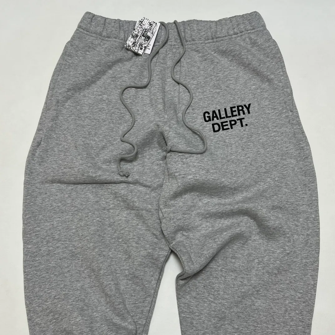 GALLERY DEPT. ENGLISH LOGO SWEAT PANTS E English basic logo sweatpants Vintage washed trousers floral gray S-XL